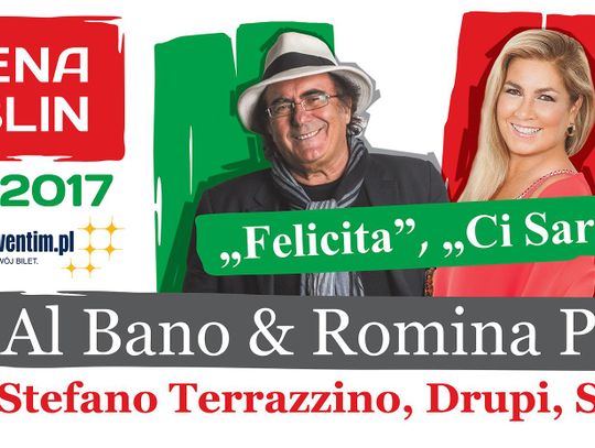 Al Bano & Romina Power, Drupi i Sabrina jutro na Lubelskiej Arenie