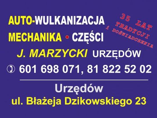 AUTO-WULKANIZACJA J.MARZYCKI URZĘDÓW