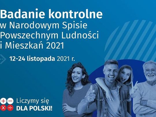 Badanie kontrolne w Narodowym Spisie Powszechnym Ludności i Mieszkań w 2021 roku (12-24 listopada 2021)