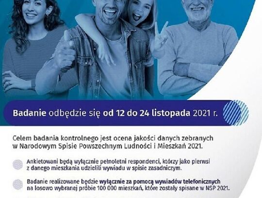 Badanie kontrolne w Narodowym Spisie Powszechnym Ludności i Mieszkań w 2021 roku