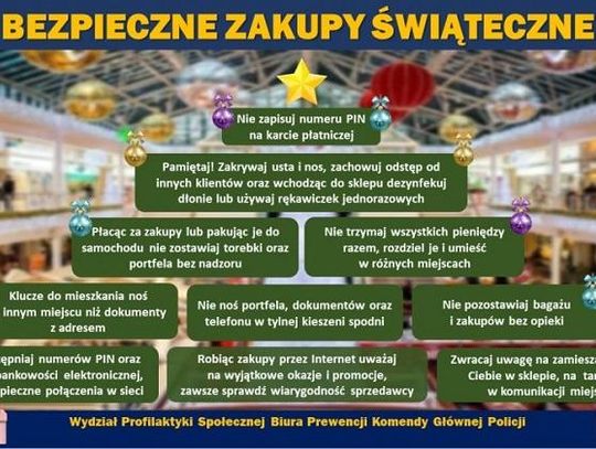 BEZPIECZNE ZAKUPY ŚWIĄTECZNE*