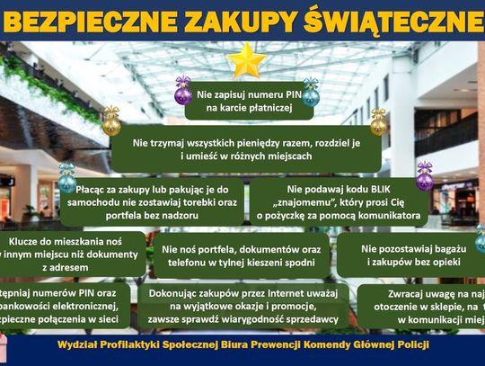 Bezpieczne zakupy świąteczne