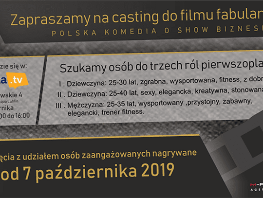 Casting do filmu fabularnego !!!