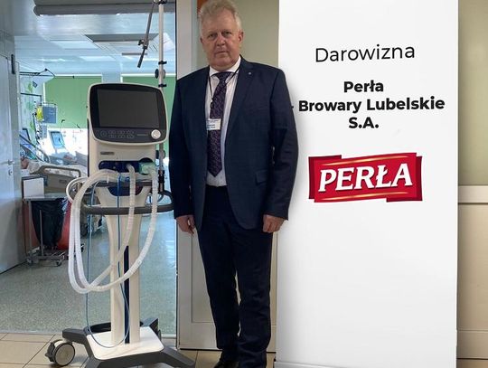 Dwa respiratory od Browaru Perła dla szpitali w regionie