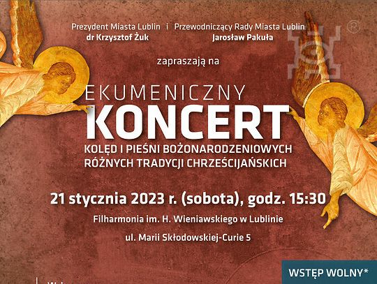 Ekumeniczny Koncert Kolęd i Pieśni Bożonarodzeniowych Różnych Tradycji Chrześcijańskich