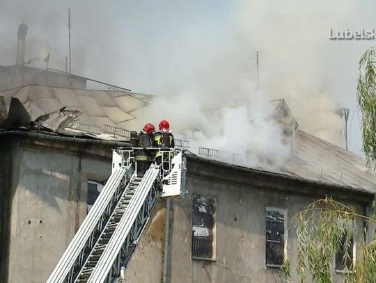 Groźny pożar kamienicy na Starym Mieście w Lublinie