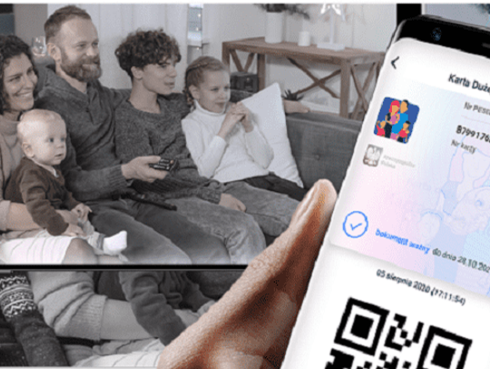 Karta Dużej Rodziny dostępna w aplikacji mObywatel