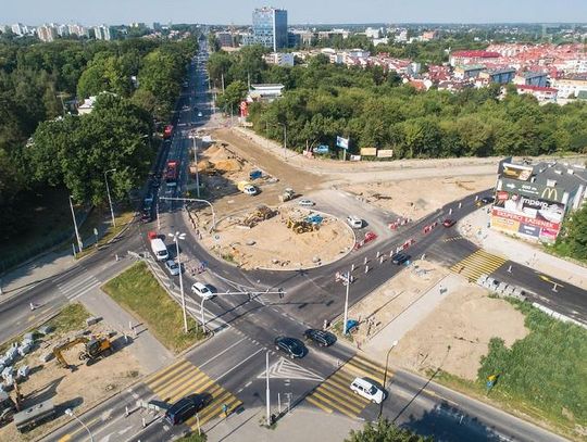 Kolejny etap przebudowy ronda Honorowych Krwiodawców*