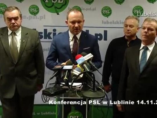 Konferencja PSL "11 pytań do PiS o polskie rolnictwo"