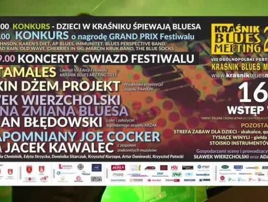 KRAŚNIK BLUES MEETING 2016 - ZAPOWIEDŹ