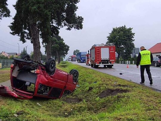 Łaszczówka Kolonia: Wypadek podczas wyprzedzania