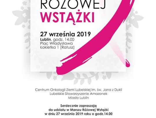 Marsz Różowej Wstążki w Lublinie