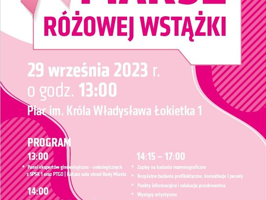 Marsz Różowej Wstążki w Lublinie