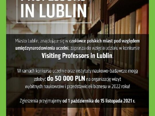 Miasto organizuje konkurs dla lubelskich uczelni i instytutów badawczych