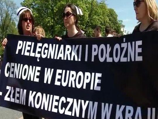 Milczący protest pielęgniarek