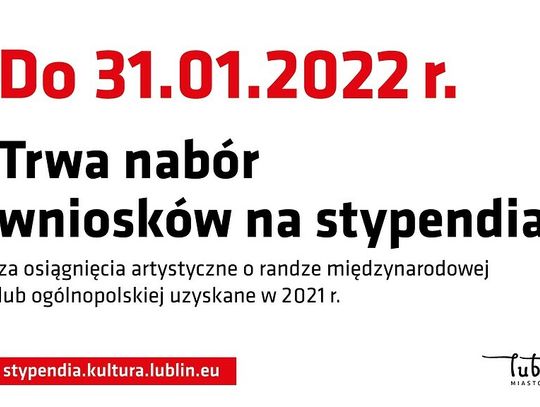 Nabór wniosków o stypendia artystyczne trwa!