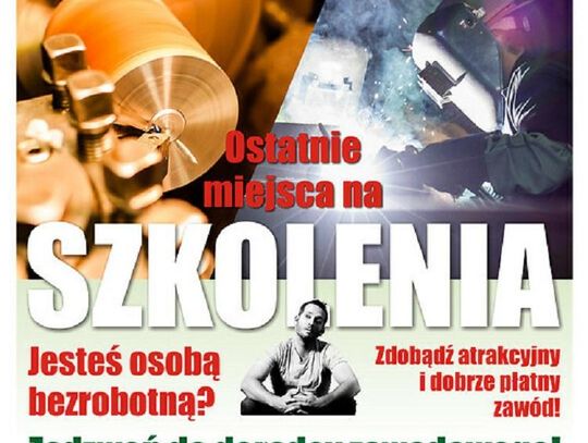 Ostatnie wolne miejsca na szkolenia dla osób bezrobotnych