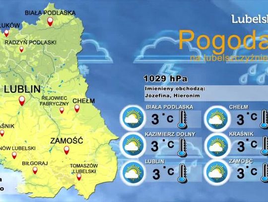 Pogoda na Lubelszczyźnie - 8, 9, 10 lutego