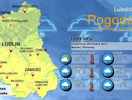 Pogoda na Lubelszczyźnie - Czwartek, 7 listopada