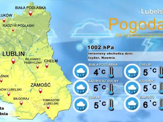 Pogoda na Lubelszczyźnie - Sobota, 14 grudnia