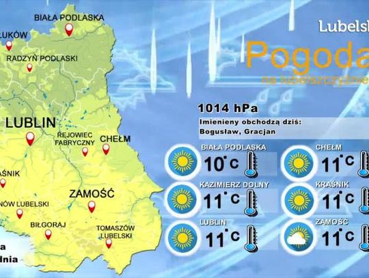 Pogoda na Lubelszczyźnie - Środa, 18 grudnia