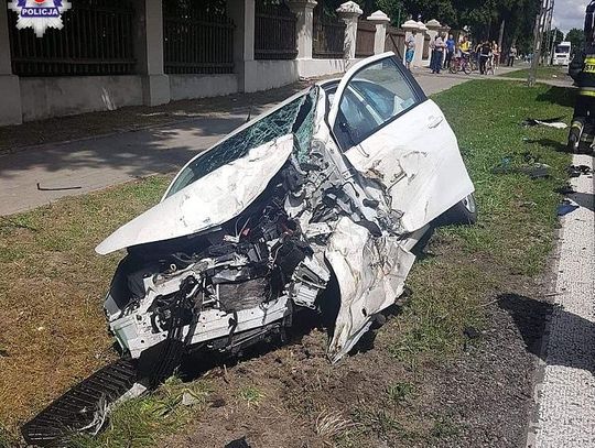 Policja informuje. Kraśnik: zderzenie z dwoma ciężarówkami *