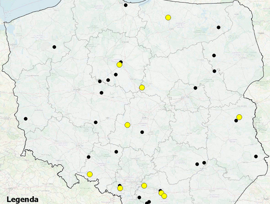 Policja informuje. Mapa wypadków drogowych ze skutkiem śmiertelnym – WAKACJE 2019