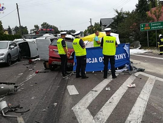 Policja informuje. Tomaszów Lub.: Wypadek w Bełżcu (uaktualnienie)