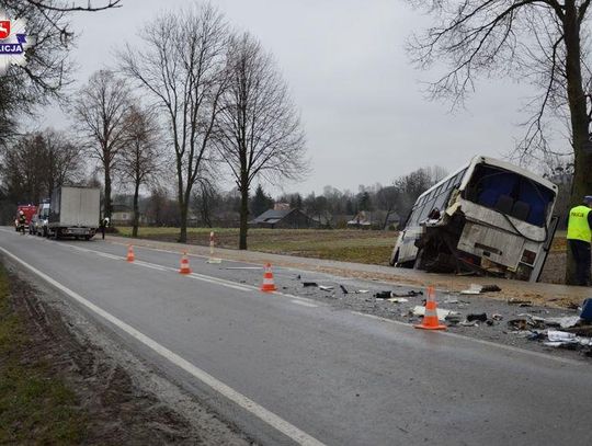 Policja ostrzega: Wypadek w Olchowcu