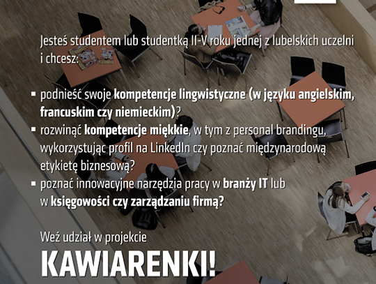 Powraca projekt „Kawiarenki”