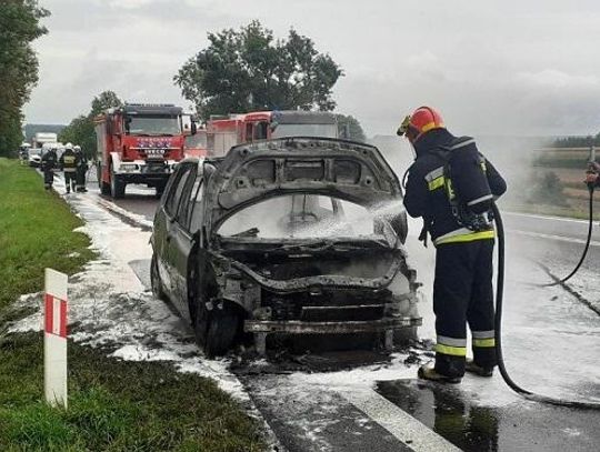 POŻAR RENAULT PODCZAS JAZDY*