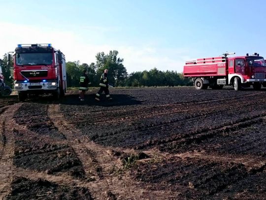 Pożar ścierniska!