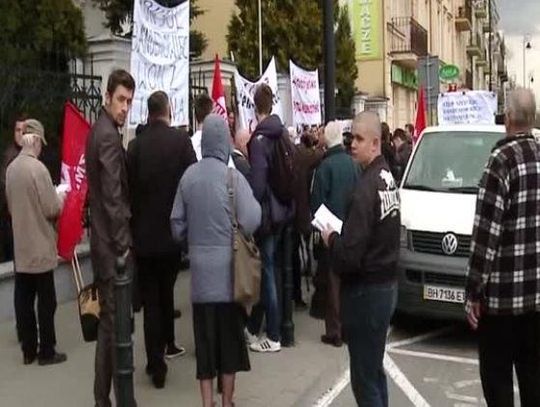 Protest przed konsulatem Ukrainy