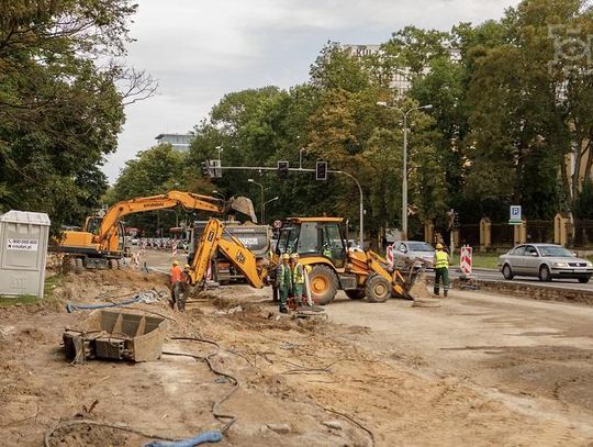 Przebudowa Al. Racławickich - dziennik budowy*
