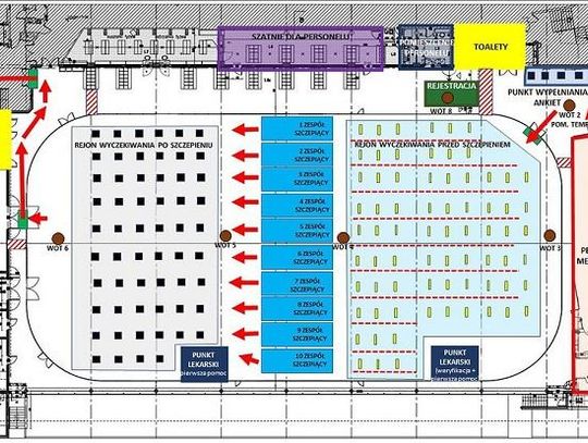 Rejestracja do Punktu Szczepień Powszechnych w Hali Icemania