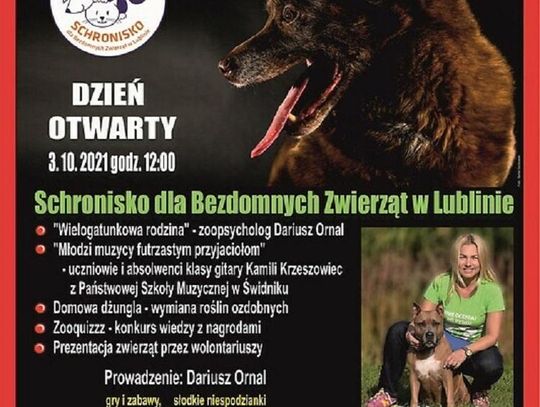Schronisko dla Bezdomnych Zwierząt organizuje Dzień Otwarty