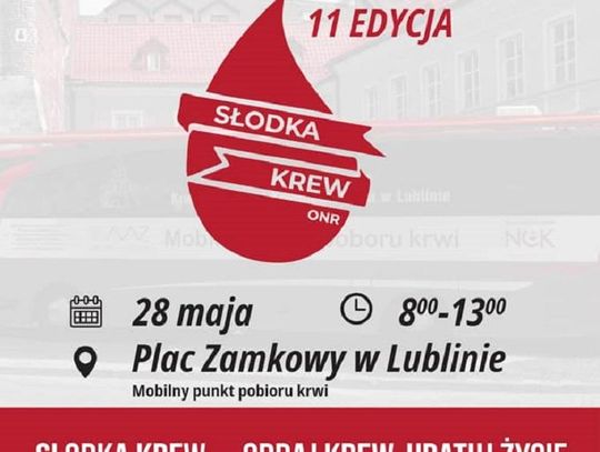  „Słodka Krew” - oddaj krew, uratuj życie