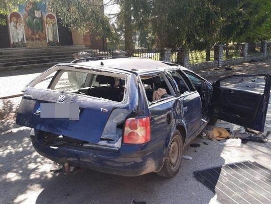 SPOWODOWAŁ WYPADEK, JEST ZATRZYMANY