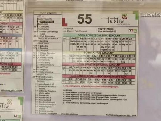 Świąteczny rozkład jazdy