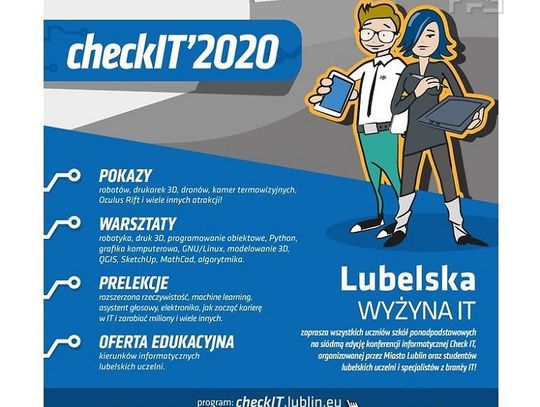 Święto informatyki w Lublinie. Już 11 marca rozpocznie się CheckIT!*