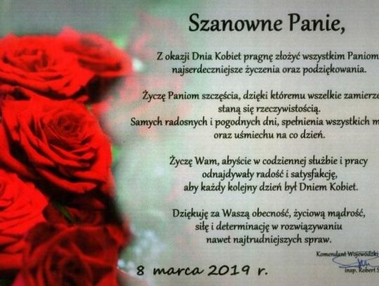  Szanowne Panie, Policjantki i Pracownice Policji!