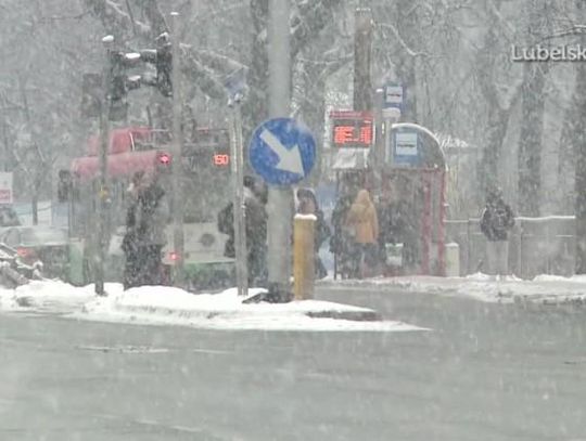 Trudne warunki na lubelskich drogach