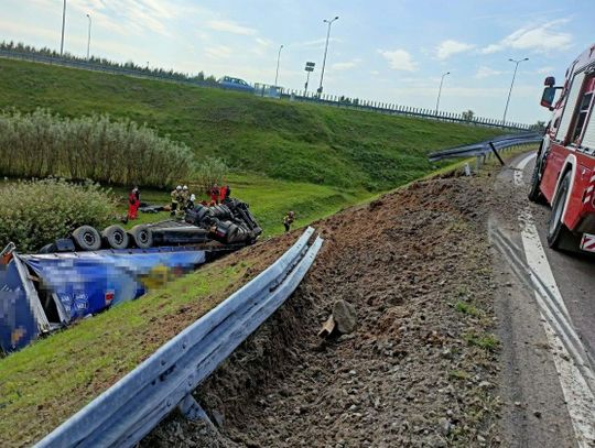 Utrudnienia na łącznicy dróg S17-S12 w kierunku Radomia