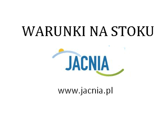 Warunki na stoku narciarskim Jacnia