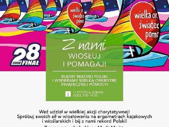 Wiosłowanie dla WOŚP w Lublinie! *