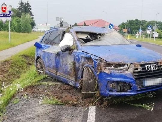 WSIADŁ ZA KIEROWNICĘ MAJĄC PONAD 3 PROMILE. JAZDĘ ZAKOŃCZYŁ DACHOWANIEM*