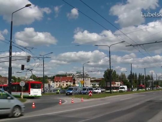 Wypadek na al. Unii Lubelskiej