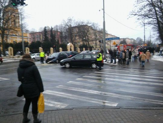 Wypadek na skrzyżowaniu al.Racławickie- ul.Długosza