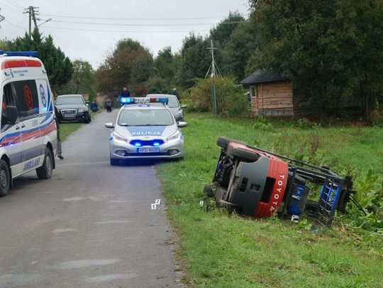 Wypadek śmiertelny na wózku widłowym