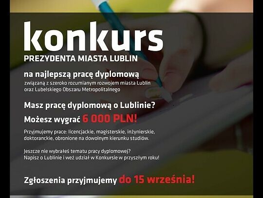 XIII edycja Konkursu na najlepszą pracę dyplomową